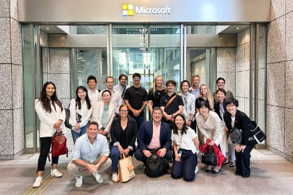 東京：グローバル企業を訪問